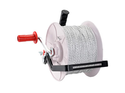 Loaded Geared Reel with 400m Polywire